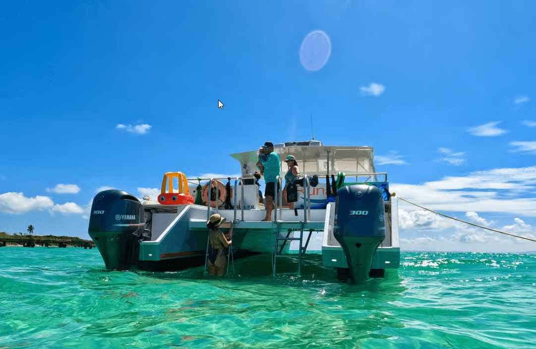 Icacos: Double Dip Power Catamaran Snorkel & Beach Tour - Photo 4 (Gallery view)