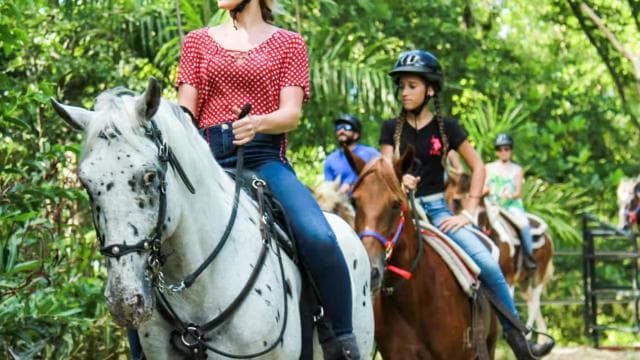 Carabalí Rainforest Park: Rainforest Jízda na koni Tour - Dominican Republic