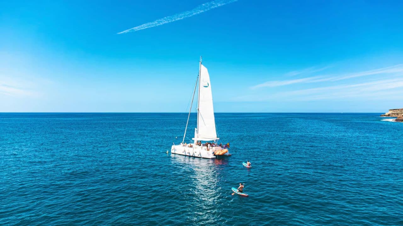 Private Catamaran Crusie, snorkeling, lunch & water slide - Dominican Republic