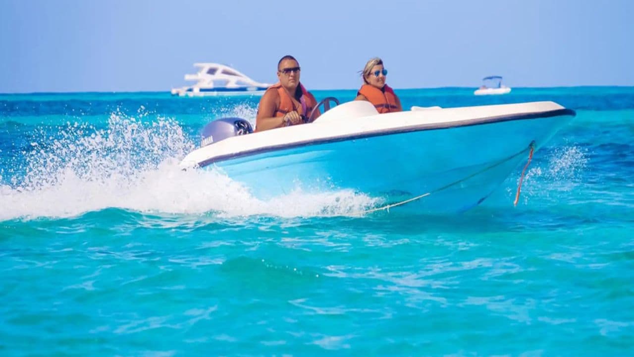 Punta Cana: Dobrodružstvo s motorovým člnom a šnorchlovaním s pickupom - Photo 3 (Gallery view)