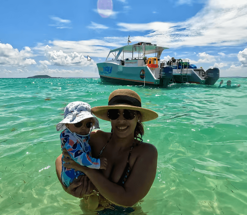 Icacos: Double Dip Power Catamaran Snorkel & Beach Tour - Photo 3 (Gallery view)