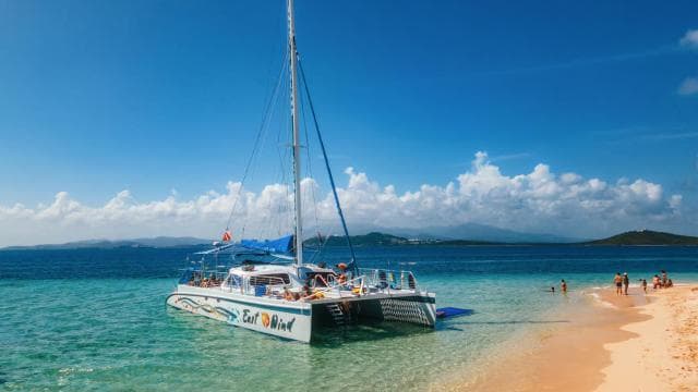 From Fajardo: Icacos Island Full-Day Catamaran Trip - Dominican Republic