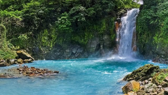 Rio Celeste Waterfall in Tenorio Volcano National Park - Photo 4 (Gallery view)