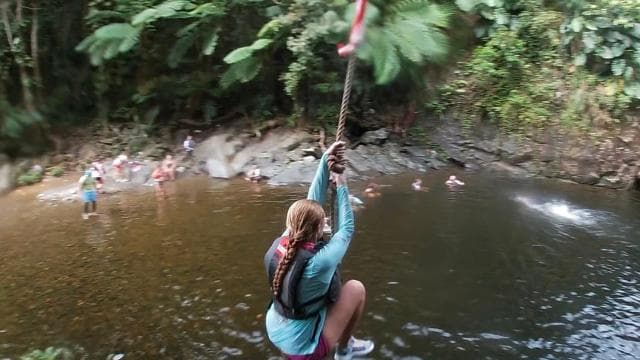 Deštný prales El Yunque: Vodopády, tobogány a houpačka na laně - Dominican Republic
