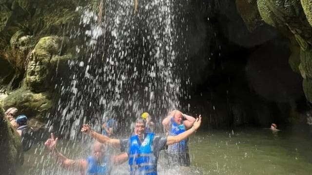 San Juan: Cave, Waterfall, & River Adventure in Charco Azul - Dominican Republic