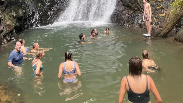 Jaco: 10 Hidden Waterfalls Hike with Local Food Experience - Dominican Republic