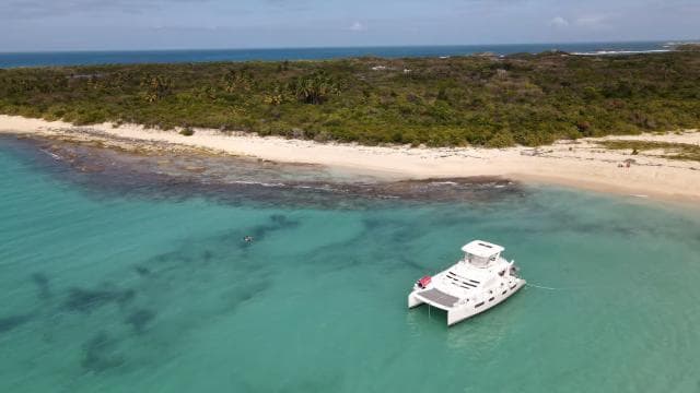 Fajardo: Private 47-F Catamaran Cruise with Drinks and Snack - Photo 2 (Gallery view)