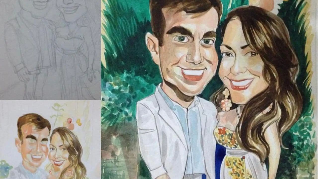 Live Caricature Experience in Punta Cana - Photo 2 (Gallery view)