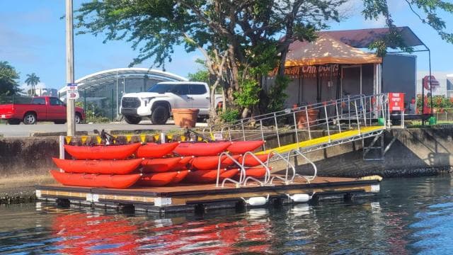 San Juan: LED Night Tour Chiliboat Waterbike, Condado Lagoon - Dominican Republic
