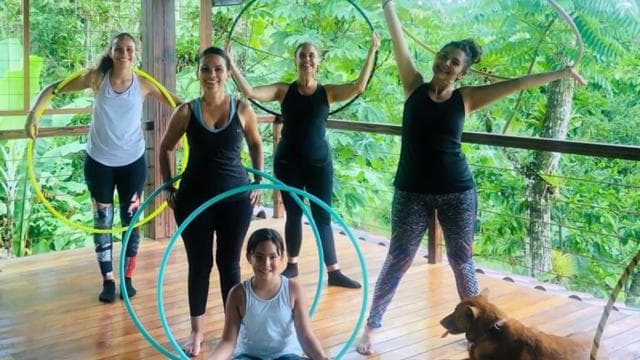 La Fortuna : cours de yoga privé sur la plateforme Rainforest River - Photo 2 (Gallery view)