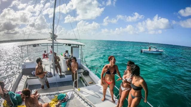 Punta Cana: Group Catamaran Tour with Drinks and Snacks - Dominican Republic