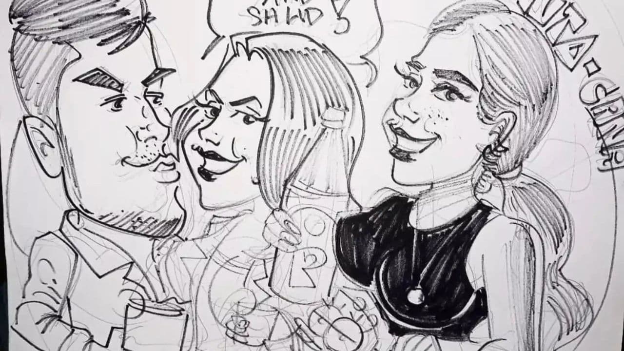 Live Caricature Experience in Punta Cana - Photo 4 (Gallery view)