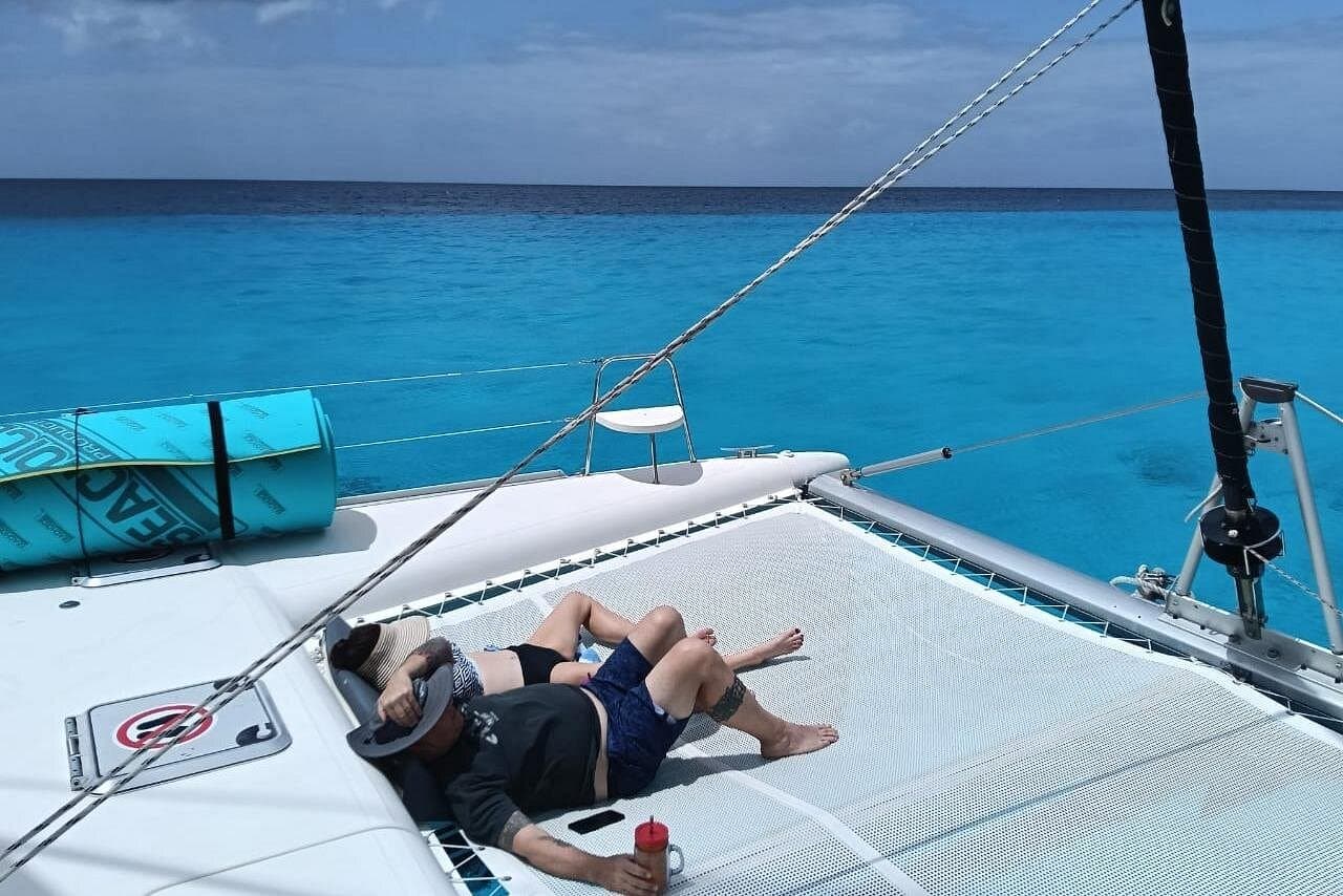 Private 6 Hrs 47 ft. Catamaran Snorkel & Cielo Charter (30p. max) - Dominican Republic