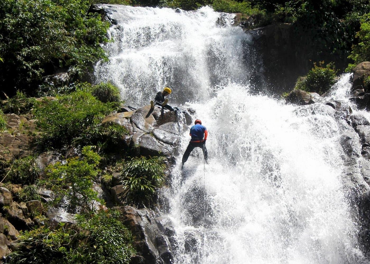 La Cuba WATERFALL RAPPELLING and La Planta GIANT NATURAL POOL from MEDELLIN - Dominican Republic